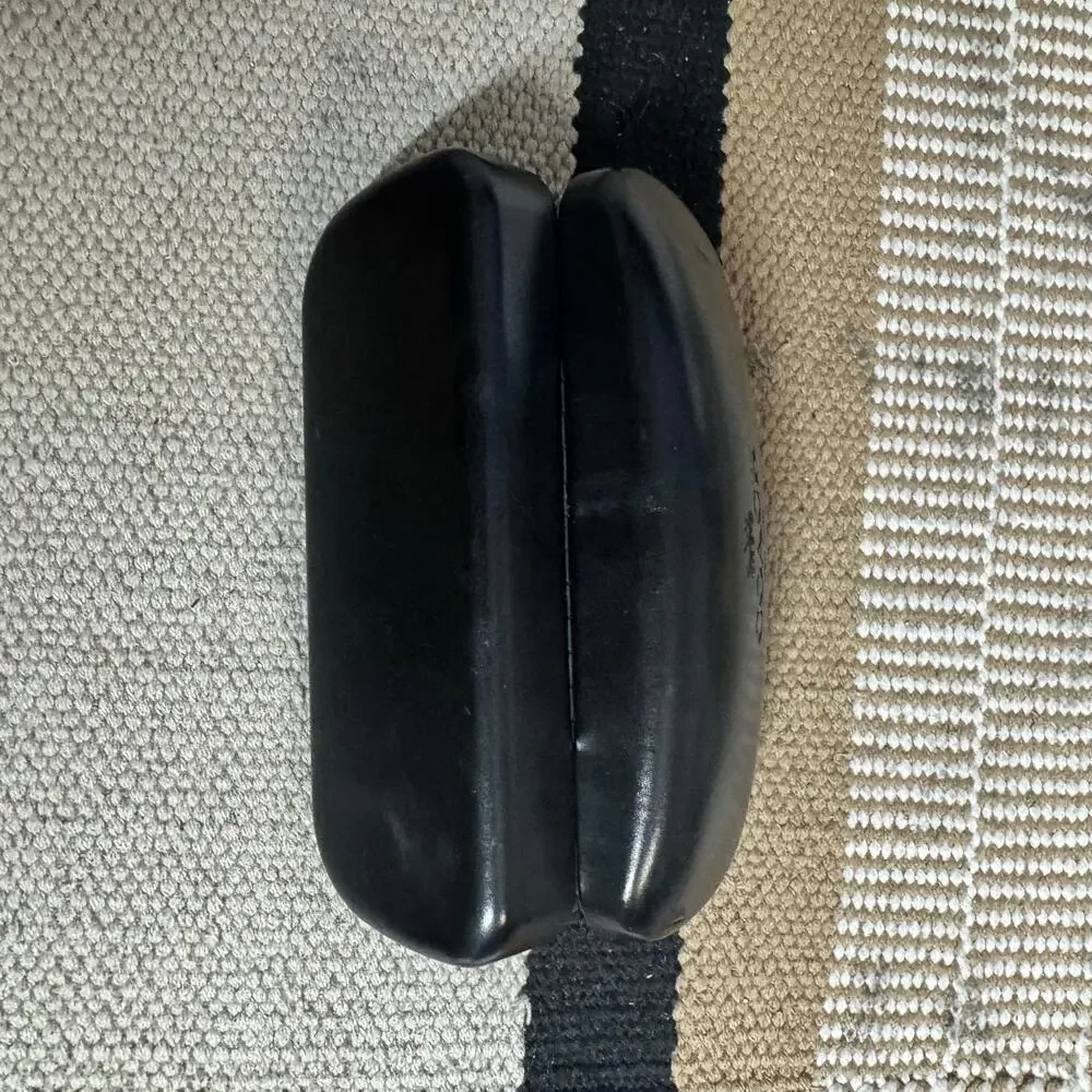 Coach New York Black Hard Shell Eyeglasses Sunglasses Case Logo Quite Luxury